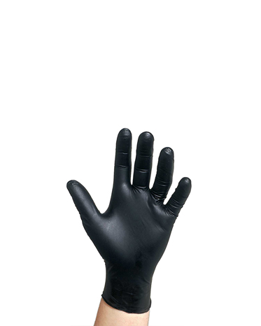 Γάντια νιτριλίου μαύρο 100τμχ Κωδ. 07-963