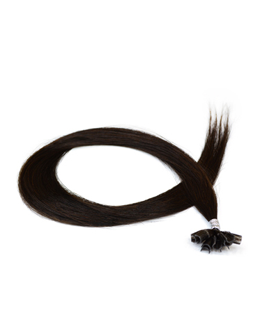 Hair extensions ίσιο 50cm Χρώμα-1B καστανό σκούρο