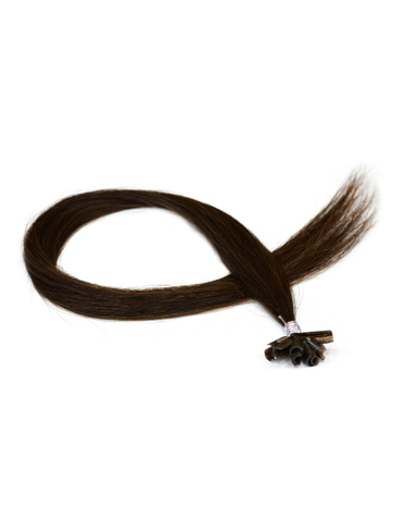 Hair extensions ίσιο 50cm Χρώμα-2 καστανό