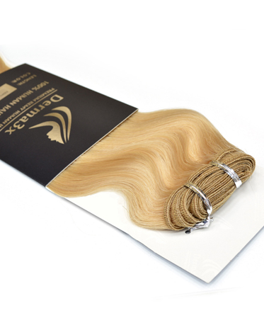Τρέσες μαλλιών φυσική ΣΠΑΣΤΗ 50cm Χρώμα-22 ξανθό ανοιχτό μπεζ