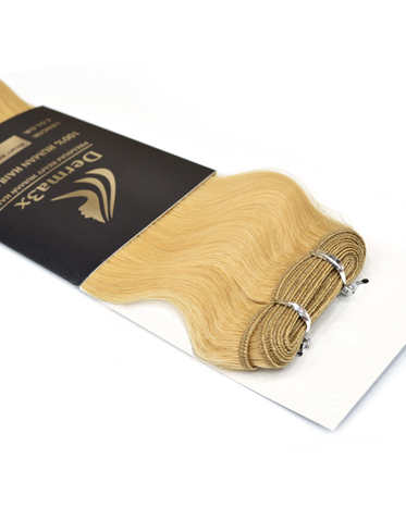 Τρέσα φυσικά μαλλιά ΣΠΑΣΤΑ 53-55cm Χρώμα-24 ξανθό ανοιχτό χρυσό