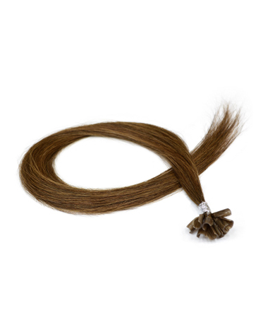 Hair extensions ίσιο 50cm Χρώμα-6 Ξανθό σκούρο