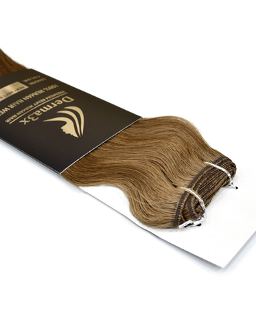 Τρέσες μαλλιών φυσική ΣΠΑΣΤΗ 50cm Χρώμα-6 ξανθό σκούρο