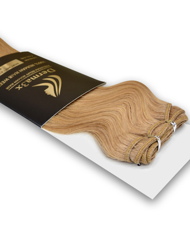 Τρέσες μαλλιών φυσική ΣΠΑΣΤΗ 50cm Χρώμα-8 ξανθό μεσαίο