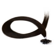 Hair extensions ίσιο 50cm Χρώμα-1B καστανό σκούρο