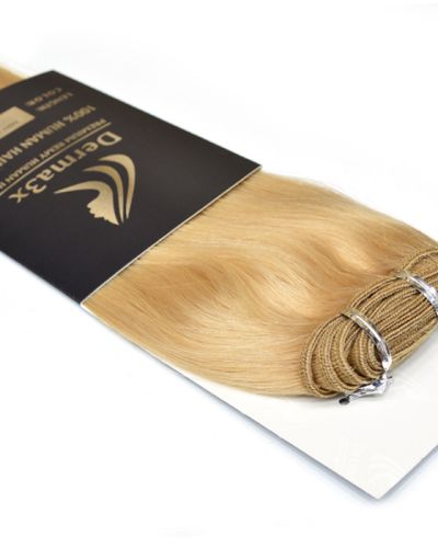 Τρέσες μαλλιών φυσική ΙΣΙΟ 53-55cm Χρώμα-22 ξανθό ανοιχτό μπεζ