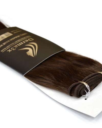 Τρέσες μαλλιών φυσική ΙΣΙΟ 53-55cm Χρώμα-2 καστανό