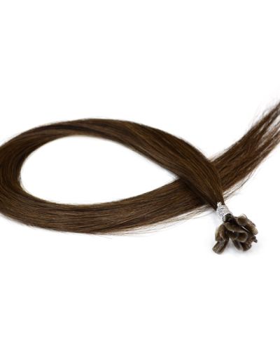 Hair extensions ίσιο 50cm Χρώμα-4 καστανό μεσαίο