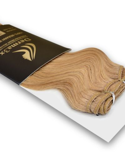 Τρέσες μαλλιών φυσική ΣΠΑΣΤΗ 50cm Χρώμα-8 ξανθό μεσαίο