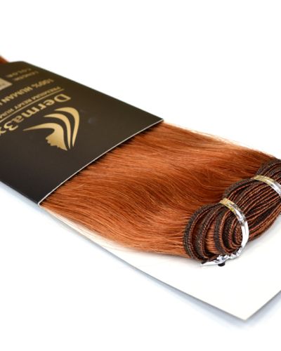 Τρέσες φυσικό μαλλί ίσιο 53-55cm Χρώμα-FL χάλκινο κόκκινο